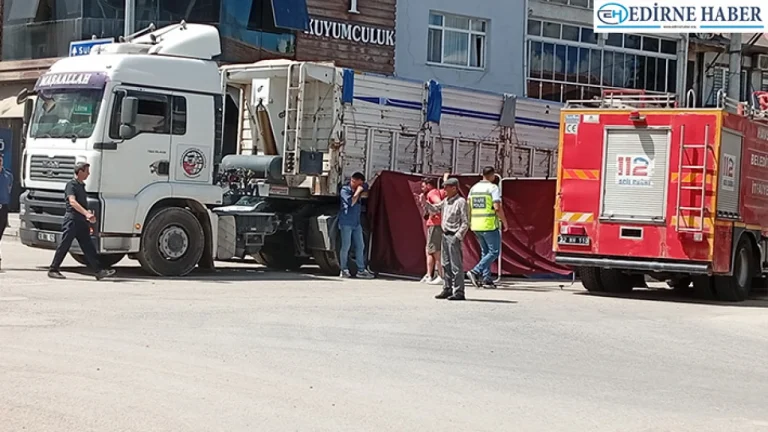 Havsa’da tır kazası can aldı