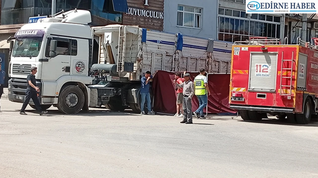 Havsa’da tır kazası can aldı